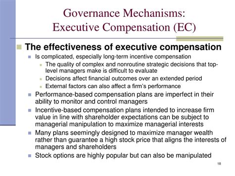 Zamzam, A: Corporate Governance, Executive Compensation and